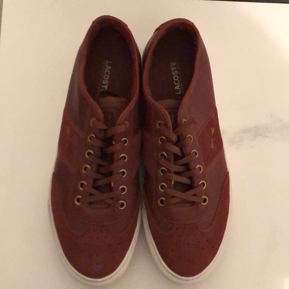 lacoste shoes browns
